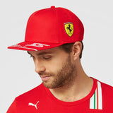 Ferrari Flatbrim Cap, Puma Carlos Sainz, 成人,红色，2021 - FansBRANDS®