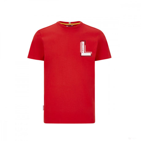 法拉利T 恤，勒克莱尔司机，红色，2020 - FansBRANDS®