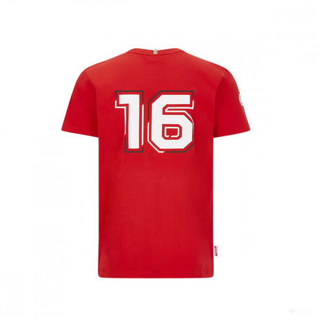 法拉利T 恤，勒克莱尔司机，红色，2020 - FansBRANDS®