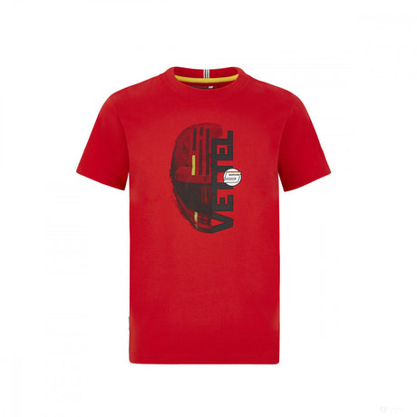 Ferrari Kids T 恤, Vettel, 红色, 2020 - FansBRANDS®