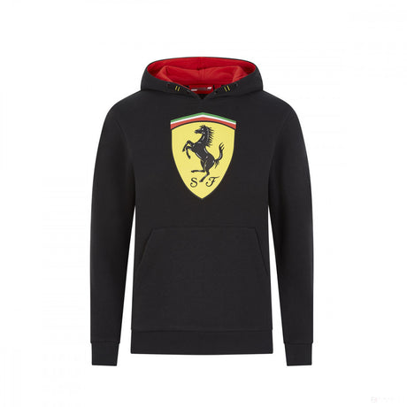 Ferrari Kids 毛衣, Scudetto, 黑色, 2020 - FansBRANDS®