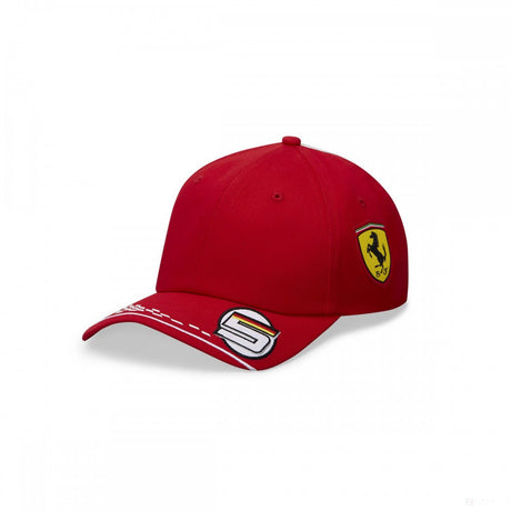 Ferrari Kids 棒球帽，Sebastian Vettel，红色，2020 - FansBRANDS®