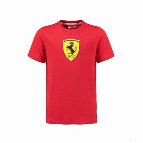 Ferrari Kids T 恤，Scudetto，红色，2018 - FansBRANDS®