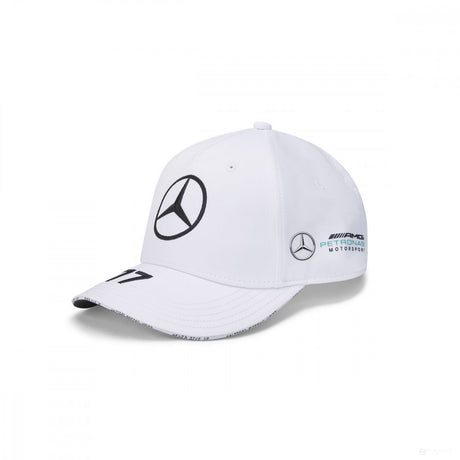 Mercedes 棒球帽，Valtteri Bottas，成人，白色，20/21 - FansBRANDS®