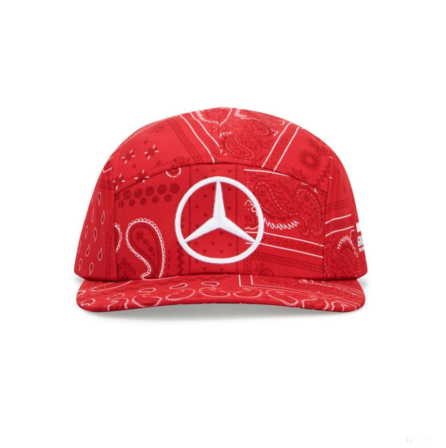 梅赛德斯汉密尔顿棒球帽，英国大奖赛，成人，红色，2020 - FansBRANDS®