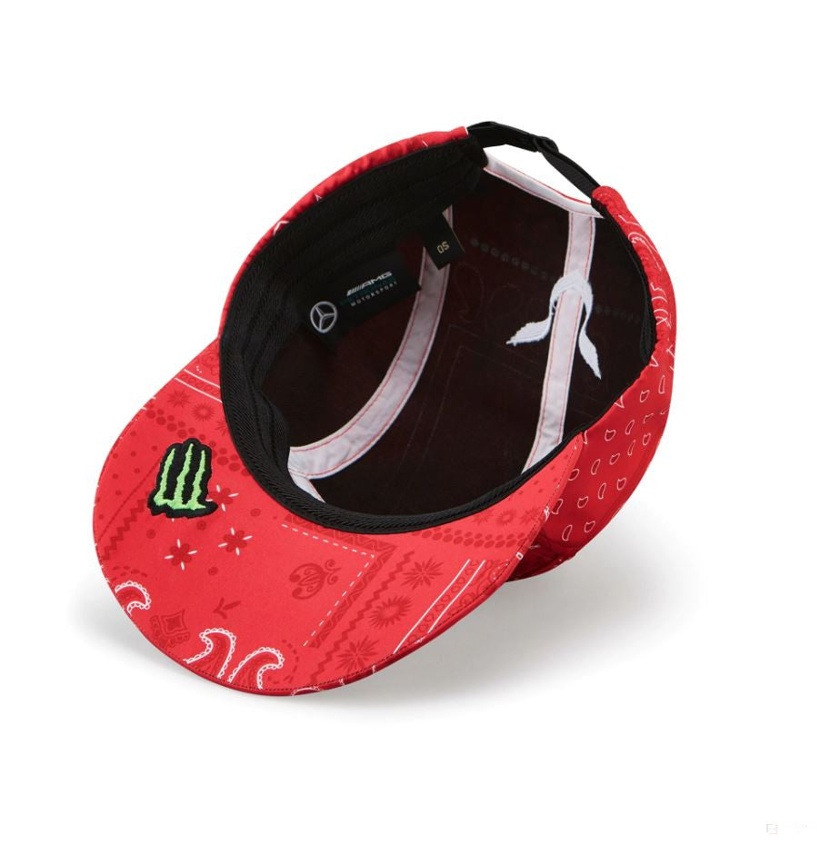 梅赛德斯汉密尔顿棒球帽，英国大奖赛，成人，红色，2020
