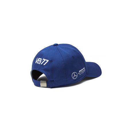 Mercedes 棒球帽，Valtteri Bottas，成人，蓝色， 2018