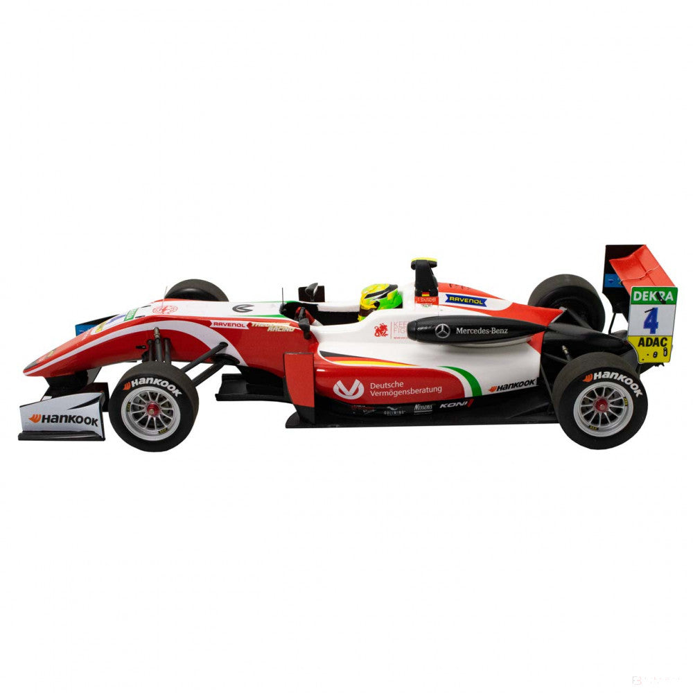 Mick Schumacher 模型车，Dallara Mercedes F317 Prema Racing Formula 3，1:18 比例，白色，2018 - FansBRANDS®
