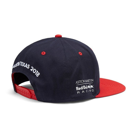Red Bull 平边帽，美国 GP，成人，蓝色，2018