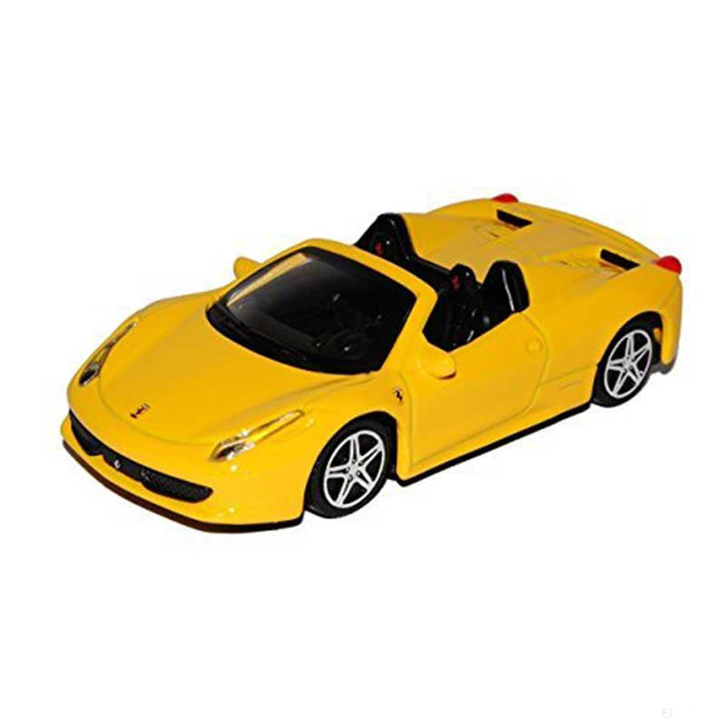 法拉利模型车, 458 Spider, 1:43 比例, 黄色, 2021 - FansBRANDS®