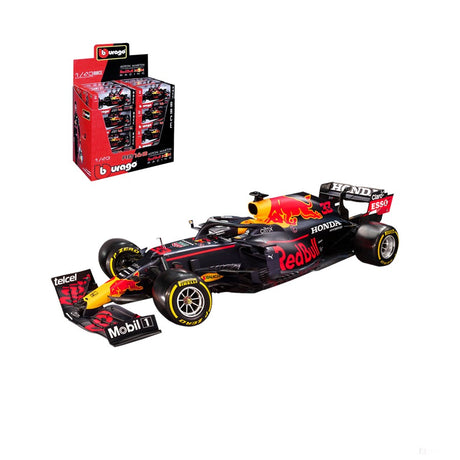 Red Bull 模型车, Red Bull RB16B Max Verstappen, 1:43 比例, 蓝色, 2021