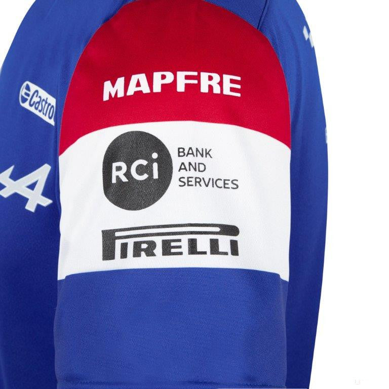 Alpine T 恤，Esteban Ocon 31 Team，蓝色，2021 - FansBRANDS®