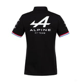 Alpine 女士 Polo 衫，团队，黑色，2021 - FansBRANDS®