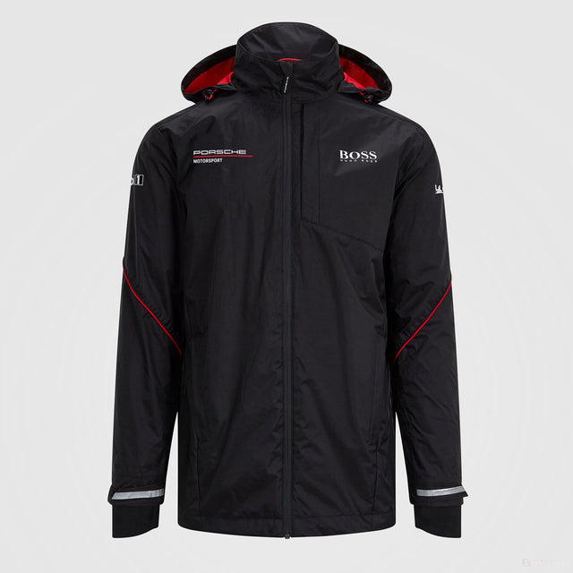 Porsche Team 雨衣，黑色，2022 - FansBRANDS®