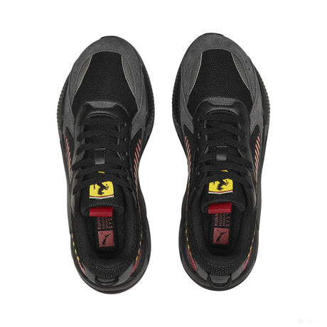 PUMA法拉利RS-X鞋，PUMA黑色-罗索科萨