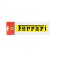 Ferrari 贴纸, 19x4 cm, 黄色, 2012 - FansBRANDS®