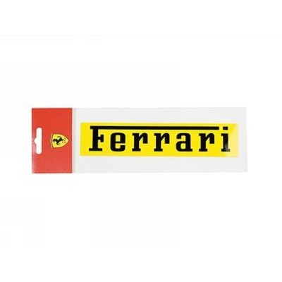 Ferrari 贴纸, 19x4 cm, 黄色, 2012 - FansBRANDS®