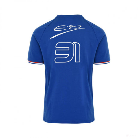 Alpine T 恤, Esteban Ocon Fanwear, 蓝色, 2022