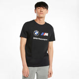 BMW T 恤，Puma BMW MMS ESS 标志，黑色，2021 - FansBRANDS®