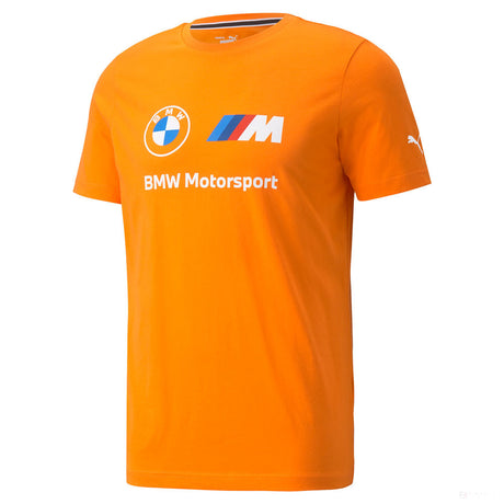 BMW T恤，Puma BMW MMS ESS Logo，橙色，2021 - FansBRANDS®