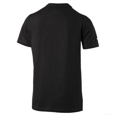 法拉利T恤，彪马大盾，黑色，2018
