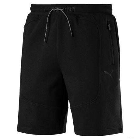 法拉利短裤，彪马生活方式短裤，黑色，2019 - FansBRANDS®