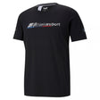 BMW T 恤, Puma BMW MMS Logo+, 黑色, 2021 - FansBRANDS®