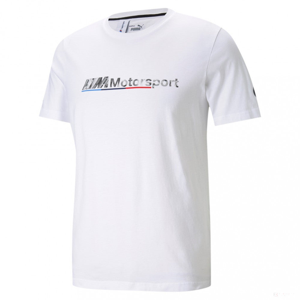 BMW T恤，Puma BMW MMS Logo+，白色，2021 - FansBRANDS®