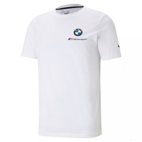BMW T恤, Puma BMW MMS ESS Small Logo, 白色, 2021 - FansBRANDS®