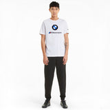 BMW T 恤，Puma BMW MMS ESS 标志，白色，2021 - FansBRANDS®