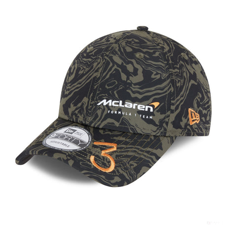 McLaren Daniel Ricciardo AOP 9FORTY 棒球帽，成人，黑色 - FansBRANDS®