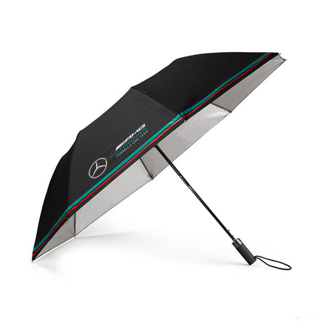 梅赛德斯紧凑型雨伞, 黑色, 2022 - FansBRANDS®
