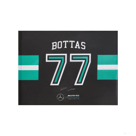 梅赛德斯旗帜，Valtteri Bottas，120x90 厘米，黑色，2021 - FansBRANDS®