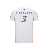 迈凯伦 T 恤，丹尼尔里卡多，白色，2021 - FansBRANDS®
