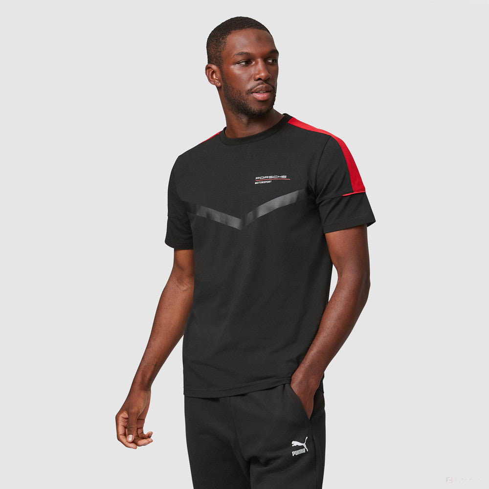 Porsche T 恤, Fanwear, 黑色, 2022 - FansBRANDS®