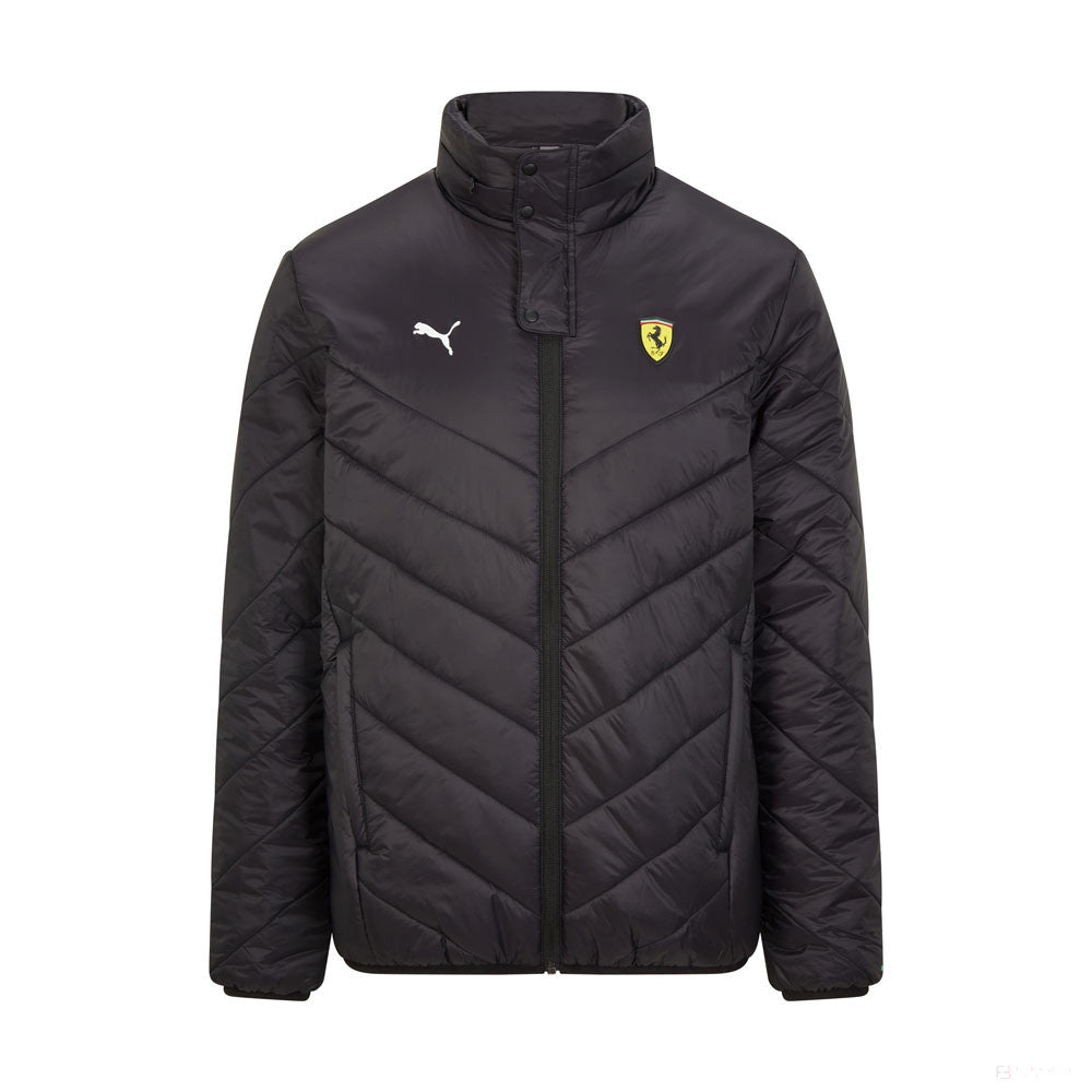 Ferrari 夹克，Scuderia 软垫，黑色，2021 - FansBRANDS®
