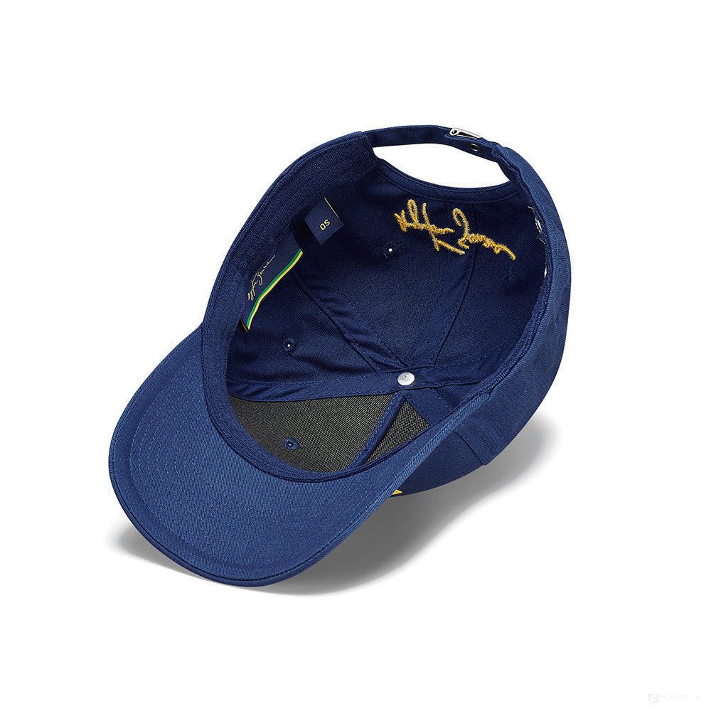 Ayrton Senna 棒球帽，徽标，蓝色，2021 年 - FansBRANDS®