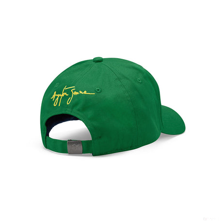Ayrton Senna 棒球帽，徽标，绿色，2021 年