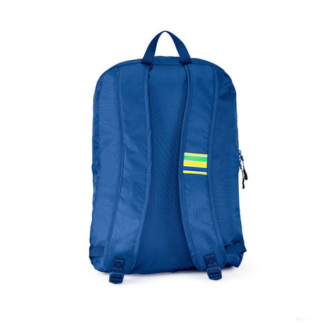 Ayrton Senna 背包，可打包，蓝色，2021 - FansBRANDS®
