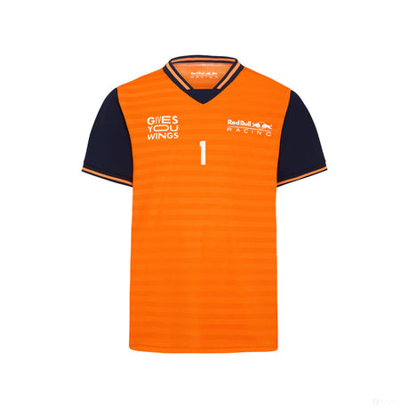 Red Bull T 恤, Max Verstappen 运动服, 橙色, 2022 - FansBRANDS®