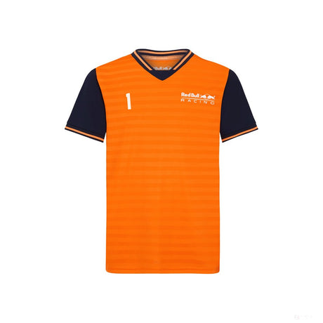 Red Bull 儿童 T 恤，Max Verstappen 运动装，橙色， 2022 - FansBRANDS®