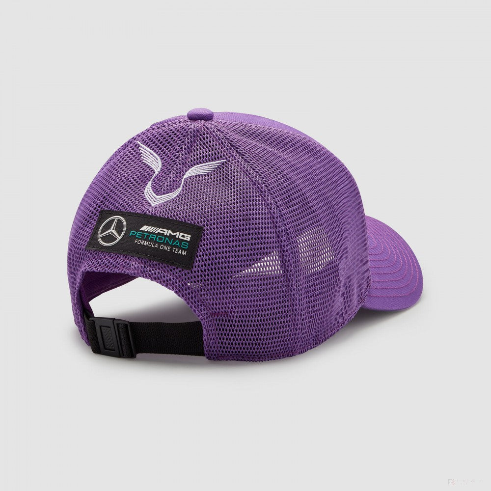 梅赛德斯棒球帽，刘易斯汉密尔顿卡车司机，成人，紫色，2022 - FansBRANDS®