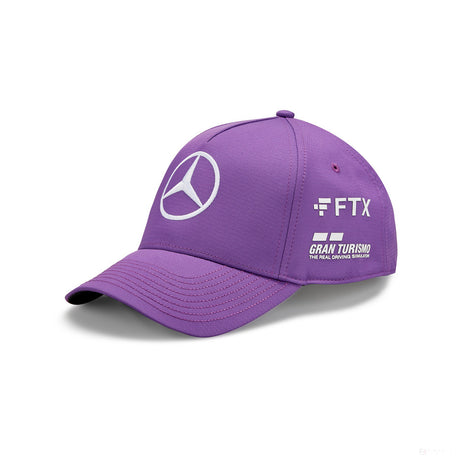 梅赛德斯棒球帽，刘易斯汉密尔顿，成人，紫色，2022 - FansBRANDS®