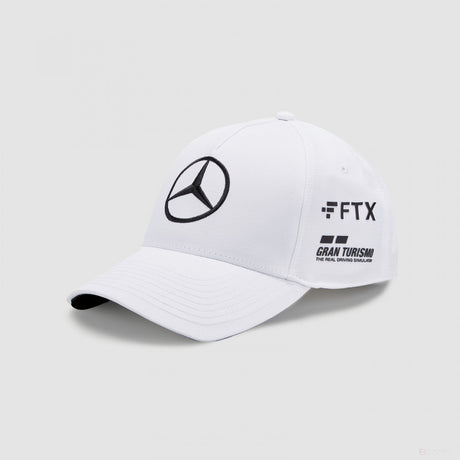 梅赛德斯棒球帽子，Lewis Hamilton，孩子，白色，2022 - FansBRANDS®