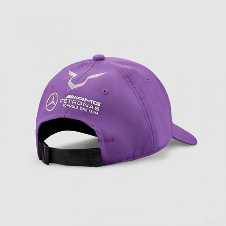 梅赛德斯棒球帽，刘易斯汉密尔顿，儿童，紫色，2022