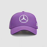 梅赛德斯棒球帽，刘易斯汉密尔顿，儿童，紫色，2022