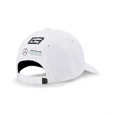 梅赛德斯棒球帽，乔治罗素，成人，白色，2022 - FansBRANDS®
