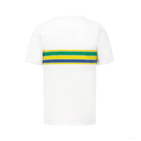 Ayrton Senna  Mens Stripe T-shirt 2022 - FansBRANDS®