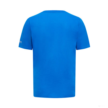 梅赛德斯-乔治-拉塞尔肖像T恤，蓝色
