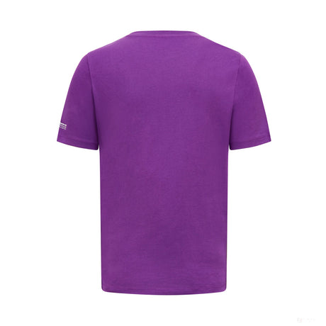 梅赛德斯-刘易斯-汉密尔顿标志T恤，男士，紫色 - FansBRANDS®